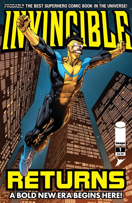 INVINCIBLE RETURNS FACSIMILE EDITION #1 CVR A DAVID FINCH & FCO PLASCENCIA (Order By 03/02/26) (Estimated In Store By 03/25/26)