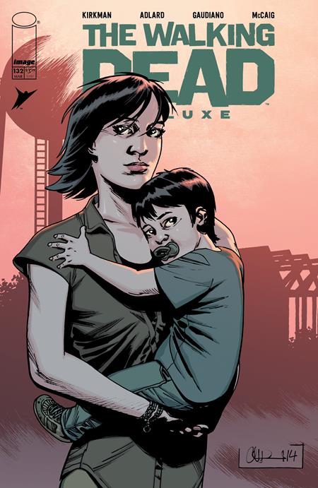 WALKING DEAD DELUXE #132 CVR B CHARLIE ADLARD & DAVE MCCAIG VAR (MR) (Order By 02/09/26) (Estimated In Store By 03/04/26)