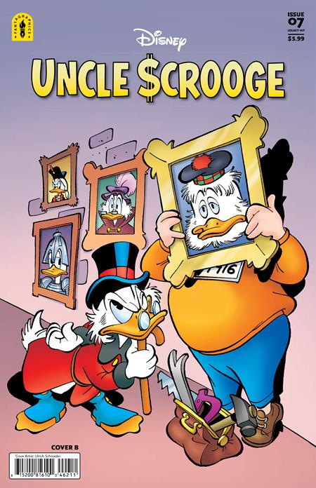 UNCLE SCROOGE LEGACY #467 THE MCDUCK JOURNALS THE DUCKBURG YEARS CVR B ULRICH SCHROEDER VAR (Order By 03/09/26) (Estimated In Store By 04/15/26)