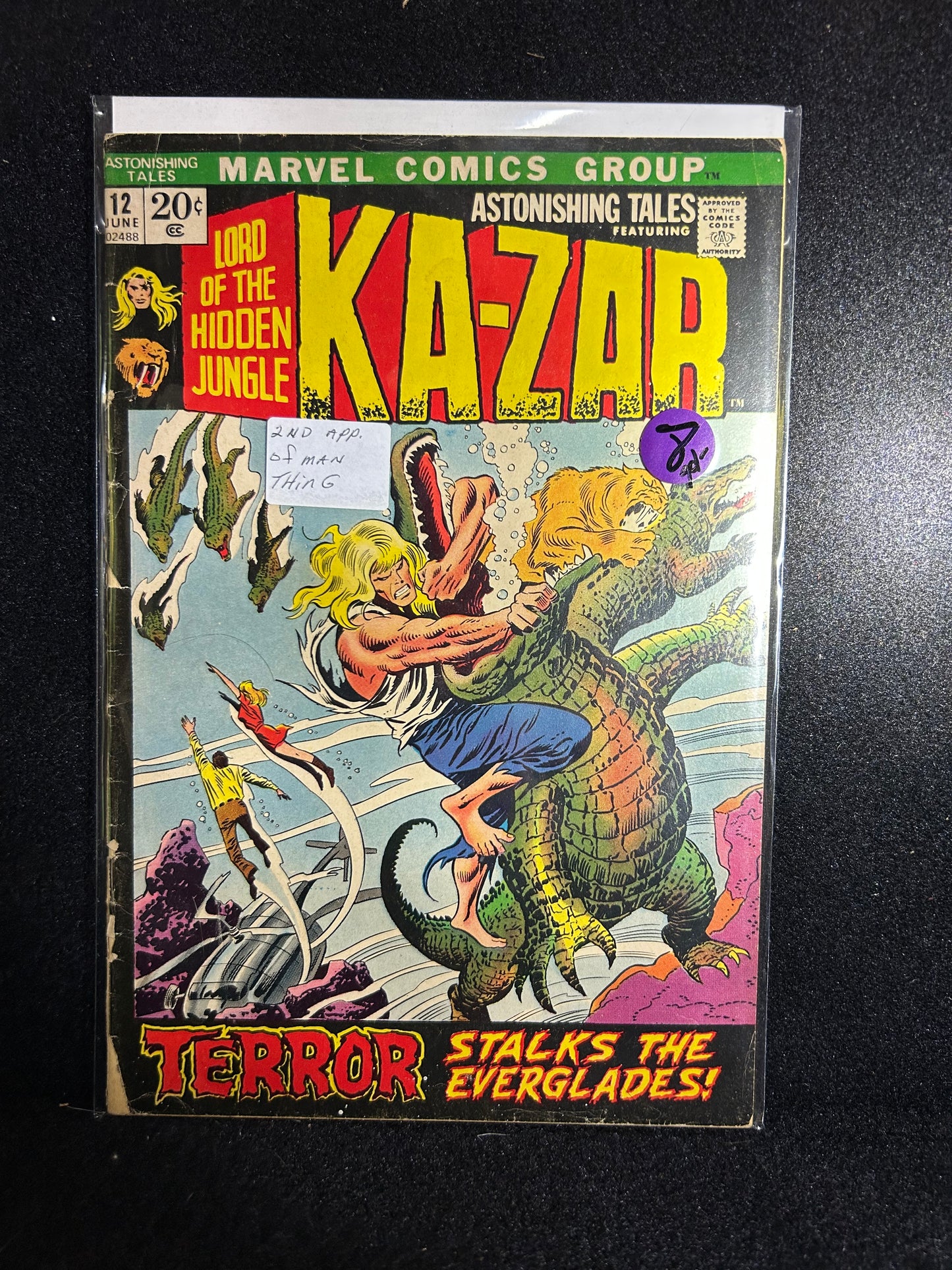 Astonishing Tales #12 - Terror Stalks the Everglades (Marvel 1972)