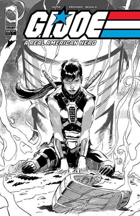 GI JOE A REAL AMERICAN HERO #328 CVR B LEE WEEKS B&W VAR (Order By 04/20/26) (Estimated In Store By 05/13/26)