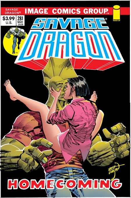 SAVAGE DRAGON #281 CVR B ERIK LARSEN 70S TRADE DRESS VAR (MR) (Pre-Order by 06/29/26 | Est. In-Store: 07/22/26 | Ships after release)