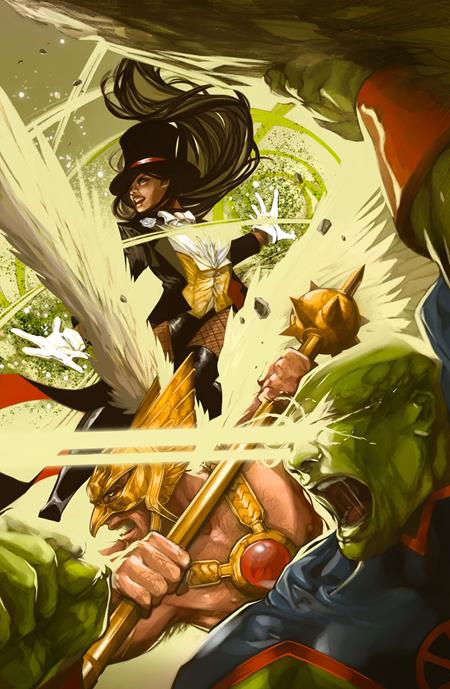JUSTICE LEAGUE UNLIMITED #21 CVR E DON AGUILLO CARD STOCK VAR (Pre-Order by 06/29/26 | Est. In-Store: 07/22/26 | Ships after release)