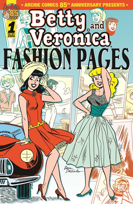 ARCHIE COMICS 85TH ANNIVERSARY PRESENTS BETTY & VERONICA FASHION PAGES (ONE-SHOT) CVR A DAN DECARLO (Pre-Order by 08/03/26 | Est. In-Store: 08/26/26 | Ships after release)