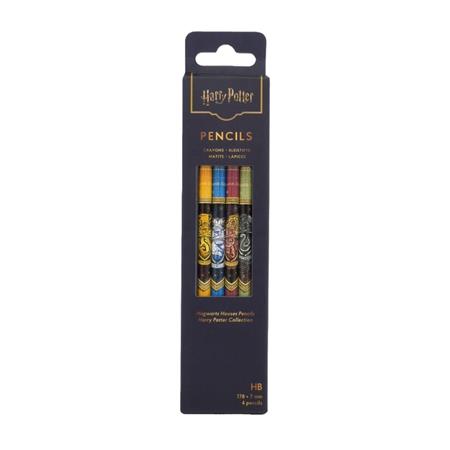 HARRY POTTER COLLECTION HOGWARTS HOUSES PENCILS 4 PACK (Pre-Order by 07/13/26 | Est. In-Store: 08/12/26 | Ships after release)