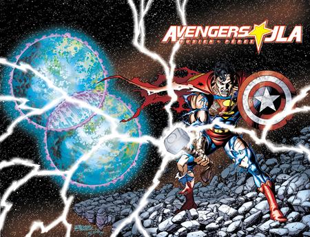 AVENGERS JLA #4 FACSIMILE EDITION CVR A GEORGE PEREZ WRAPAROUND (Pre-Order by 07/27/26 | Est. In-Store: 08/26/26 | Ships after release)