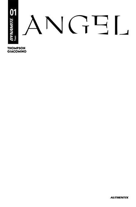 ANGEL #1 CVR H BLANK AUTHENTIX VAR (Pre-Order by 07/27/26 | Est. In-Store: 08/19/26 | Ships after release)