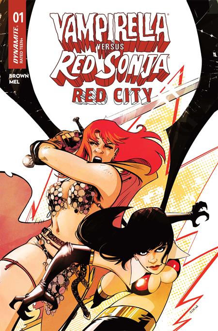 VAMPIRELLA VS RED SONJA RED CITY #1 CVR A SEBASTIAN PIRIZ (Pre-Order by 07/13/26 | Est. In-Store: 08/05/26 | Ships after release)