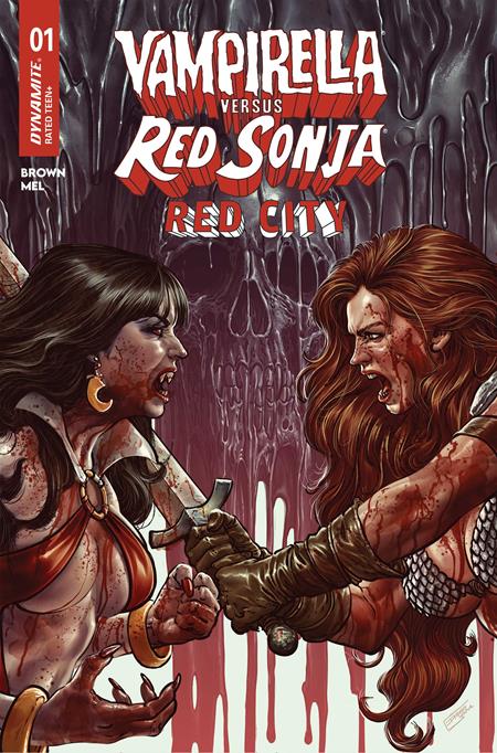 VAMPIRELLA VS RED SONJA RED CITY #1 CVR B DIEGO YAPUR VAR (Pre-Order by 07/13/26 | Est. In-Store: 08/05/26 | Ships after release)