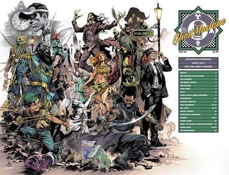 GHOST MACHINE THE OFFICIAL GUIDEBOOK #5 (OF 5) CVR C IVAN REIS & DANNY MIKI WRAPAROUND VAR (Pre-Order by 07/13/26 | Est. In-Store: 08/05/26 | Ships after release)