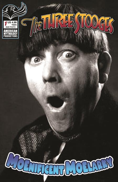 THREE STOOGES MAGNIFICENT MOELARKY #1 CVR C B&W PHOTO VAR (Pre-Order by 08/03/26 | Est. In-Store: 08/26/26 | Ships after release)