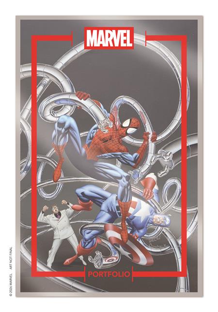 MARVEL PORTFOLIO OF MIKE ZECK SPIDER-MAN & CAPTAIN AMERICA 9 PRINT SET (Pre-Order by 07/27/26 | Est. In-Store: 10/14/26 | Ships after release)