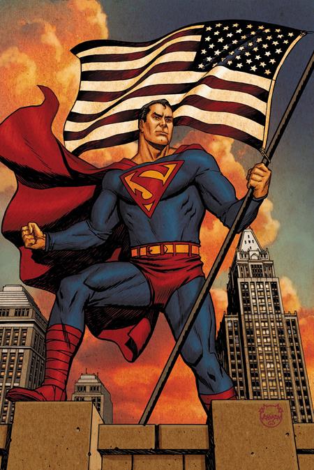 SUPERMAN THE STRANGER #1 (OF 6) CVR B DAVE JOHNSON CARD STOCK VAR (MR) (Pre-Order by 08/10/26 | Est. In-Store: 09/02/26 | Ships after release)