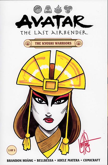 DF AVATAR THE LAST AIRBENDER THE KYOSHI WARRIORS #1 SIGNED AND REMARKED BY KEN HAESER (Pre-Order by 08/03/26 | Est. In-Store: 09/30/26 | Ships after release)