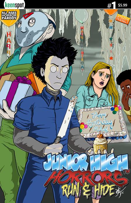 JUNIOR HIGH HORRORS RUN & HIDE #1 (ONE SHOT) CVR C ERIC KENT BIRTHDAY PARTY VAR (Pre-Order by 07/27/26 | Est. In-Store: 09/23/26 | Ships after release)