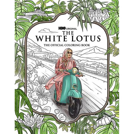 HBO ORIGINAL SERIES THE WHITE LOTUS TP THE OFFICIAL COLORING BOOK (Pre-Order by 07/27/26 | Est. In-Store: 09/09/26 | Ships after release)