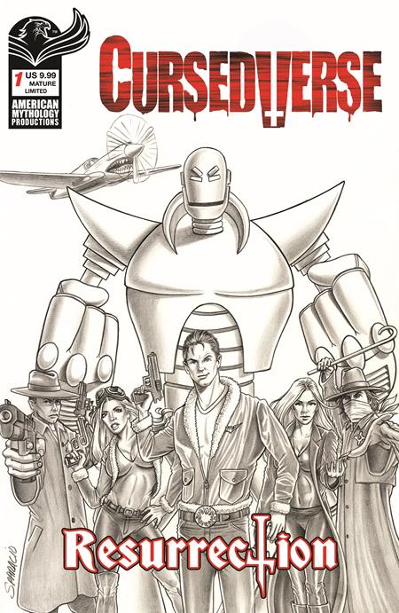 CURSEDVERSE RESURRECTION #1 CVR E MARK SPARACIO LTD B&W VAR (Pre-Order by 08/31/26 | Est. In-Store: 09/30/26 | Ships after release)