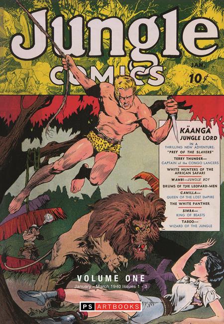 GOLDEN AGE CLASSICS JUNGLE COMICS HC VOL 01 (Pre-Order by 07/27/26 | Est. In-Store: 09/09/26 | Ships after release)