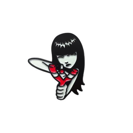 EMILY THE STRANGE BULLSEYE ENAMEL PIN BADGE (Pre-Order by 08/31/26 | Est. In-Store: 10/14/26 | Ships after release)