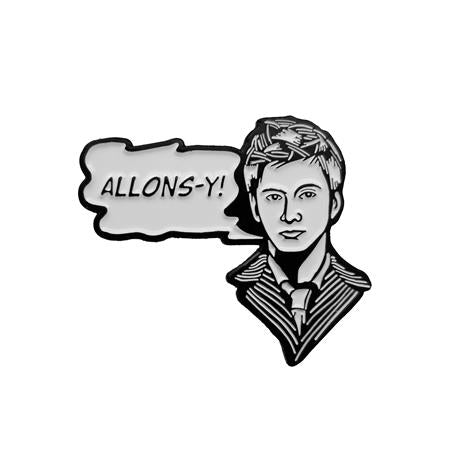 DOCTOR WHO TENTH DOCTOR ALLONS-Y ENAMEL PIN BADGE (Pre-Order by 08/31/26 | Est. In-Store: 10/14/26 | Ships after release)