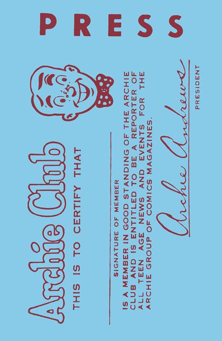 ARCHIES MADHOUSE #1 FACSIMILE EDITION CVR F BOB MONTANA ARCHIE FAN CLUB CARD FOIL VAR (Pre-Order by 09/21/26 | Est. In-Store: 10/14/26 | Ships after release)