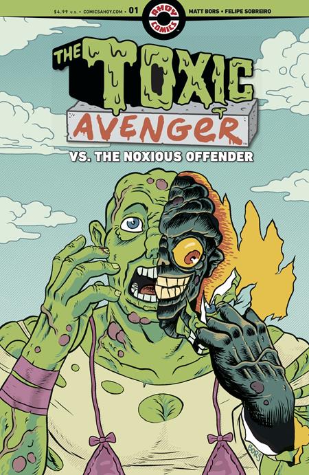 TOXIC AVENGER VS THE NOXIOUS OFFENDER #1 (OF 5) CVR A MATT BORS (MR) (Pre-Order by 09/07/26 | Est. In-Store: 10/07/26 | Ships after release)
