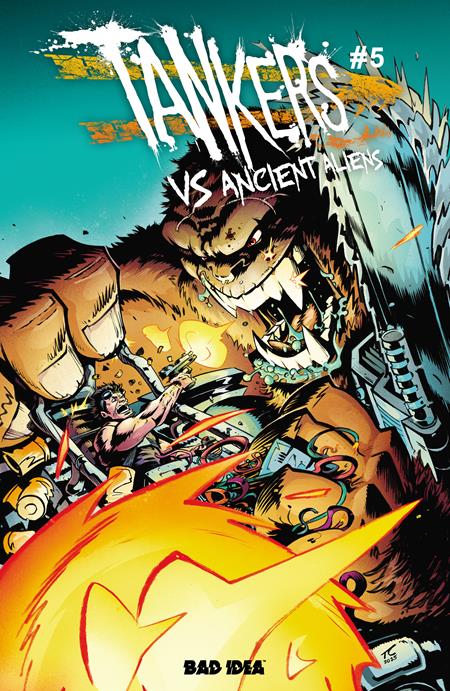 TANKERS VS ANCIENT ALIENS #5 (OF 5) CVR A TYRELL CANNON (Pre-Order by 09/21/26 | Est. In-Store: 10/21/26 | Ships after release)