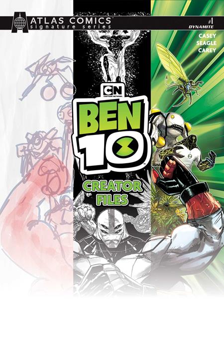 BEN 10 #1 CREATOR FILES (ONE SHOT) CVR C ROBERT CAREY ATLAS EDITION SIGNED BY JOE CASEY VAR (Pre-Order by 09/14/26 | Est. In-Store: 10/21/26 | Ships after release)