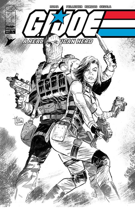 GI JOE A REAL AMERICAN HERO #333 CVR B LEE WEEKS B&W VAR (Pre-Order by 09/21/26 | Est. In-Store: 10/14/26 | Ships after release)