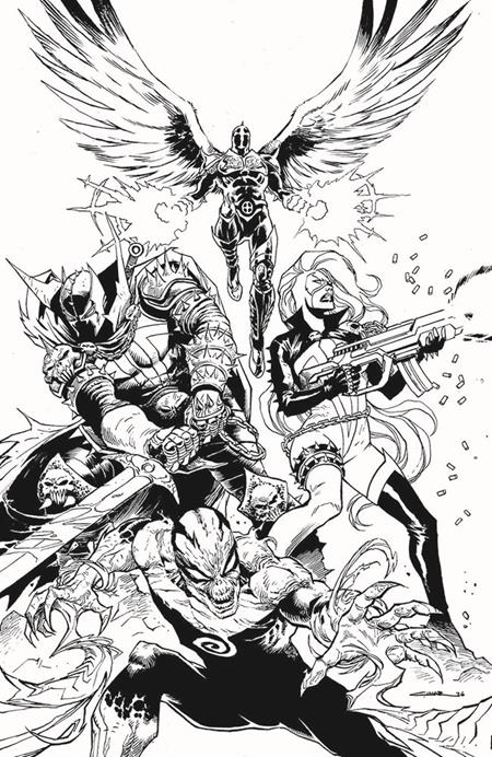 SPAWN SCORCHED #56 CVR B YILDIRAY CINAR B&W VIRGIN VAR (Pre-Order by 10/05/26 | Est. In-Store: 10/28/26 | Ships after release)