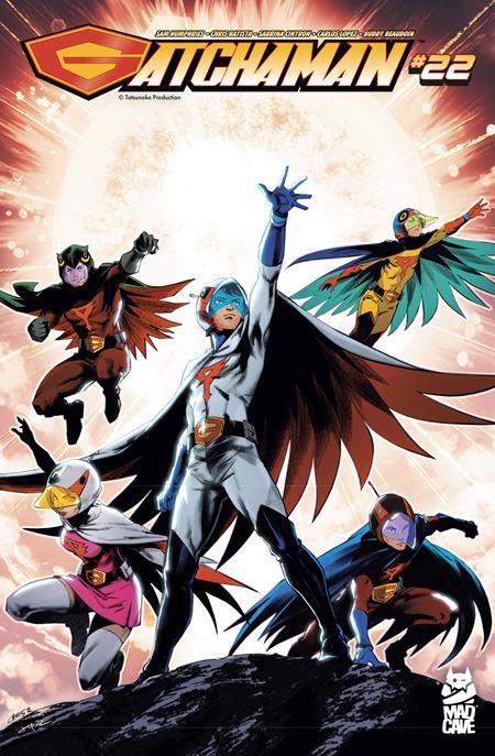 GATCHAMAN #22 CVR B MARIKA CRESTA CARLOS LOPEZ VAR (Pre-Order by 10/05/26 | Est. In-Store: 10/28/26 | Ships after release)