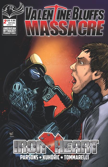 VALENTINE BLUFFS MASSACRE IRON HEART #2 (OF 2) CVR B BUZ HASSON VAR (MR) (Pre-Order by 09/28/26 | Est. In-Store: 10/28/26 | Ships after release)