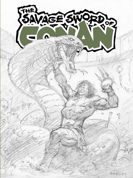 SAVAGE SWORD OF CONAN #15 SDCC EXCLUSIVE ALEX HORLEY CARDSTOCK INKS VAR (MR) (Pre-Order by 09/14/26 | Est. In-Store: 10/07/26 | Ships after release)