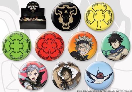 ATA-BOY BLACK CLOVER 144 PIECE BUTTON ASST (NET) (Pre-Order by 09/28/26 | Est. In-Store: 11/11/26 | Ships after release)
