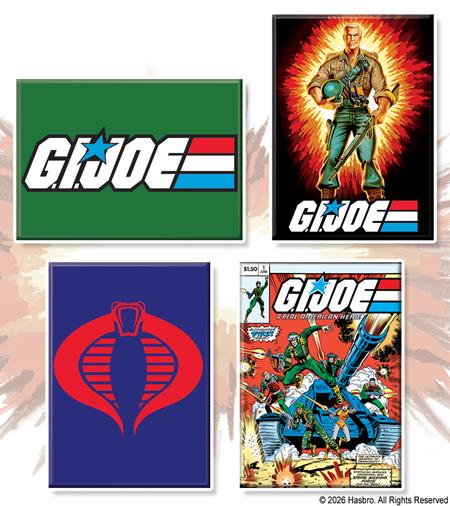 ATA-BOY GI JOE 12 MAGNET PACK (NET) (Pre-Order by 09/28/26 | Est. In-Store: 11/11/26 | Ships after release)