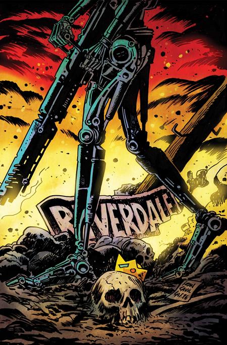 ARCHIE VS THE TERMINATOR #2 CVR E FRANCESCO FRANCAVILLA METAL PREMIUM VAR (Pre-Order by 10/12/26 | Est. In-Store: 11/18/26 | Ships after release)