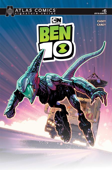 BEN 10 #6 CVR I ROBERT CAREY ATLAS EDITION SIGNED BY JOE CASEY VAR (Pre-Order by 09/28/26 | Est. In-Store: 11/18/26 | Ships after release)