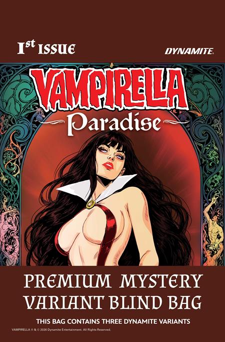 VAMPIRELLA PARADISE #1 CVR J PREMIUM MYSTERY BLIND BAG VAR (Pre-Order by 10/26/26 | Est. In-Store: 11/18/26 | Ships after release)