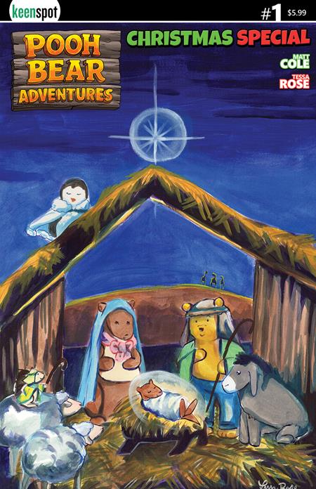 POOH BEAR ADVENTURES CHRISTMAS SPECIAL #1 (ONE SHOT) CVR C TESSA ROSE THE NATIVITY VAR (Pre-Order by 09/28/26 | Est. In-Store: 11/18/26 | Ships after release)