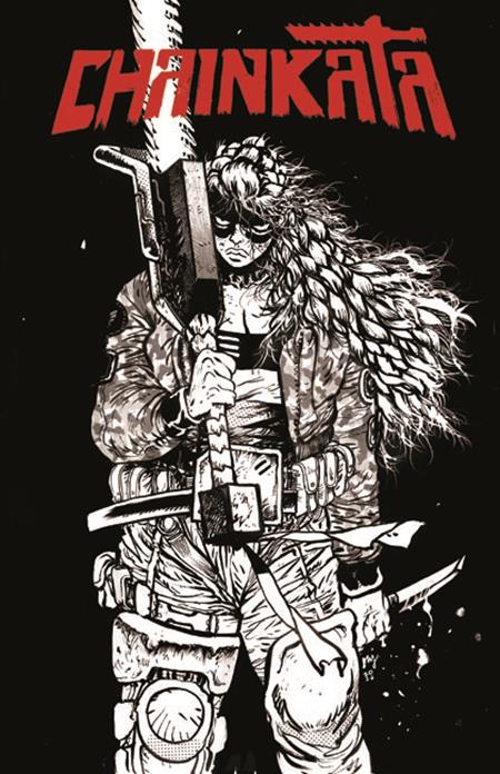 CHAINKATA #1 CVR B DANIEL WARREN JOHNSON B&W VAR (Pre-Order by 10/19/26 | Est. In-Store: 11/18/26 | Ships after release)