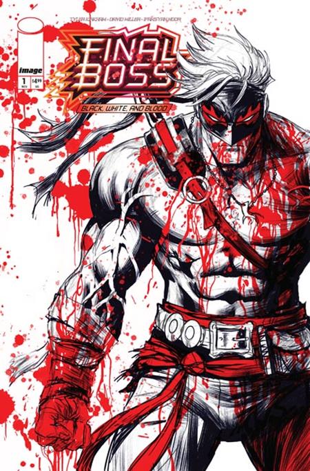 FINAL BOSS #1 BLACK WHITE AND BLOOD REPRINT CVR A TYLER KIRKHAM (MR) (Pre-Order by 11/02/26 | Est. In-Store: 11/25/26 | Ships after release)