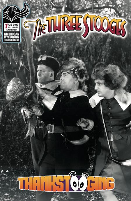 THREE STOOGES THANKSTOOGING #1 (ONE SHOT) CVR D LIMITED EDITION B&W PHOTO VAR (Pre-Order by 10/19/26 | Est. In-Store: 11/25/26 | Ships after release)
