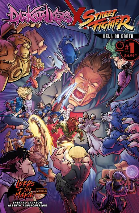 DARKSTALKERS X STREET FIGHTER HELL ON EARTH #1 (ONE SHOT) CVR A ALBERTO ALBURQUERQUE (Pre-Order by 09/28/26 | Est. In-Store: 11/04/26 | Ships after release)