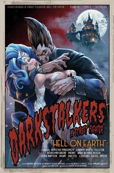 DARKSTALKERS X STREET FIGHTER HELL ON EARTH #1 (ONE SHOT) CVR C DRAX GAL VAR (Pre-Order by 09/28/26 | Est. In-Store: 11/04/26 | Ships after release)