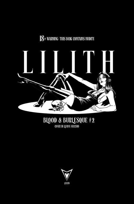 LILITH BLOOD AND BURLESQUE #2 (OF 5) CVR E LUANA VECCHIO NSFW BLACK BAG FULL ART VAR (MR) (Pre-Order by 10/26/26 | Est. In-Store: 11/25/26 | Ships after release)