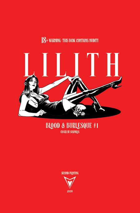 LILITH BLOOD AND BURLESQUE #1 (OF 5) 2ND PTG CVR E SUSPIRIA NSFW BLACK BAG VAR (MR) (Pre-Order by 10/26/26 | Est. In-Store: 11/25/26 | Ships after release)