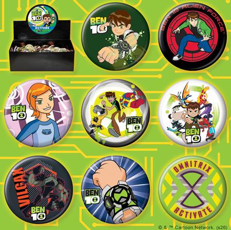 ATA-BOY BEN 10 144 PIECE BUTTON ASST (NET) (Pre-Order by 10/26/26 | Est. In-Store: 12/16/26 | Ships after release)