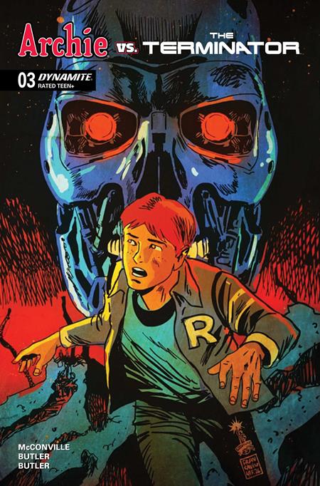 ARCHIE VS THE TERMINATOR #3 CVR E FRANCESCO FRANCAVILLA METAL PREMIUM VAR (Pre-Order by 11/09/26 | Est. In-Store: 12/16/26 | Ships after release)