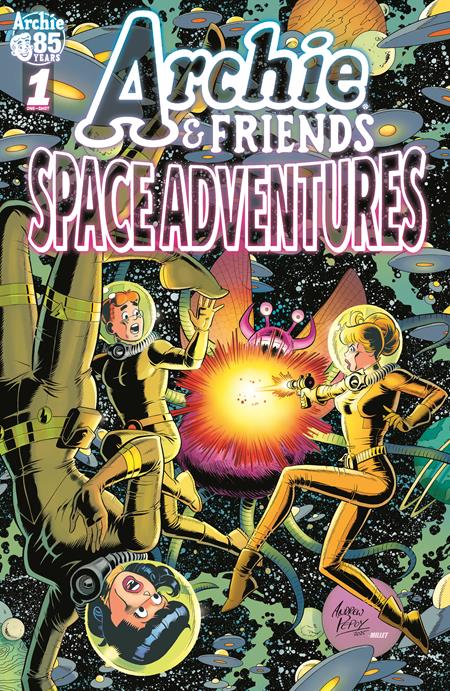 ARCHIE & FRIENDS #20 SPACE ADVENTURES CVR B ANDREW PEPOY JASON MILLET VAR (Order By 02/02/26) (Estimated In Store By 02/25/26)