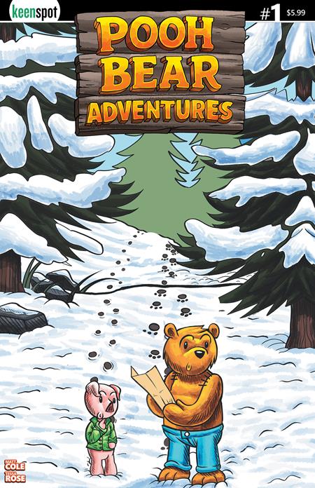 POOH BEAR ADVENTURES #1 CVR D JOSE CHIRINOS (BAGGED WITH TRADING CARD) (Order By 01/05/26) (Estimated In Store By 02/18/26)